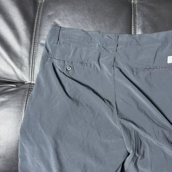 Volcom Men's Surf & Turf Hybrid Shorts Gray Flat Front 4-Way Stretch Size 36 - Picture 4 of 16